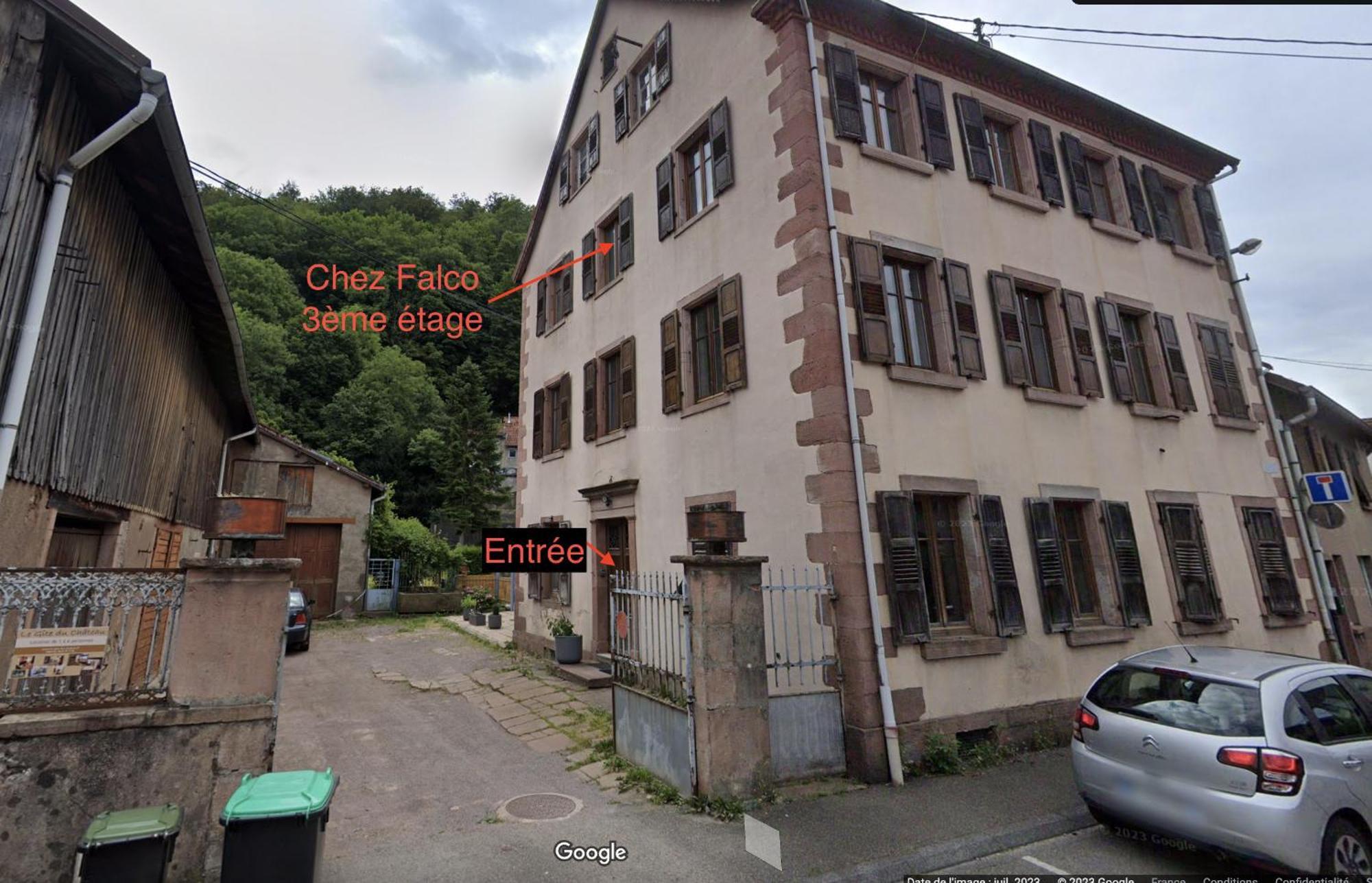 Appartement « Chez Falco » Vue Sur Le Chateau Ширмек Екстериор снимка